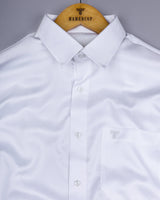 Malbar White Premium Cotton Giza Shirt