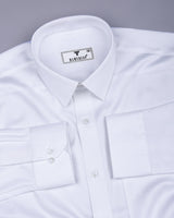 Malbar White Premium Cotton Giza Shirt