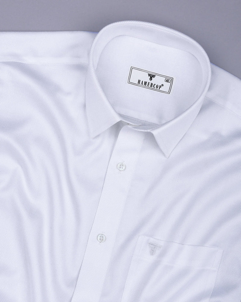 Malbar White Premium Cotton Giza Shirt