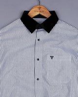 Atlanta Black Bengal Stripe Oxford Cotton Designer Shirt