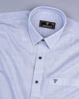 Opsin Gray Houndstooth Check Amsler Cotton Shirt