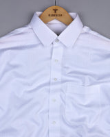 Precious White Jacquard Printed Premium Giza Cotton Shirt