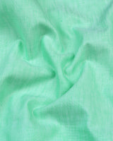 Osaka Mint Green Luxurious Linen Formal Cotton Shirt