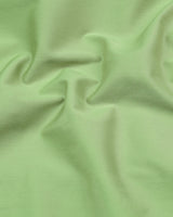 Kyoto Pista Green Soft Touch Satin Premium Cotton Shirt