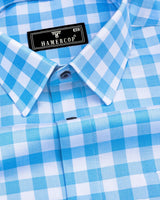 Dakota Blue With White Twill Check Cotton Shirt