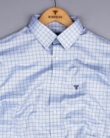 Mercey Gray Jacquard Check Premium Giza Shirt