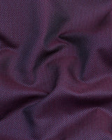 Purple Two Shaded Dobby Texture Cotton Shirt