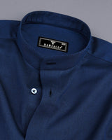 Brewer Blue Two Tone Dobby Cotton Shirt