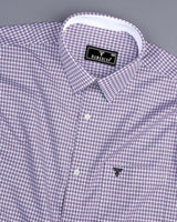 Gravity Onion Houndstooth Amsler Dobby Cotton Designer Shirt