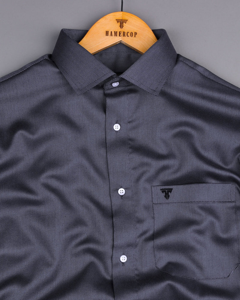 Prescot Black Premium Cotton Giza Shirt