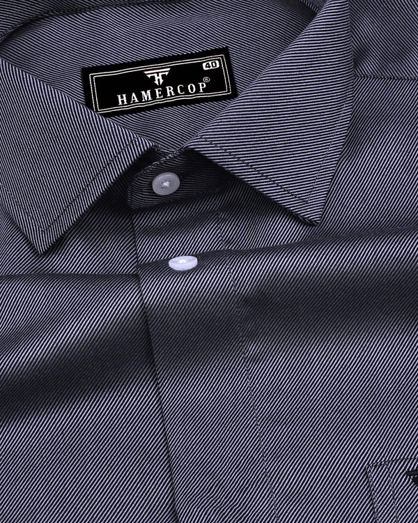 Prescot Black Premium Cotton Giza Shirt