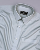 Nova Gray Self Check Dobby Cotton Formal Shirt