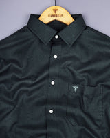 Benton Pista Green Dobby Texture Premium Giza Shirt