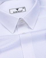 Cinchona White Solid Premium Giza Cotton Shirt