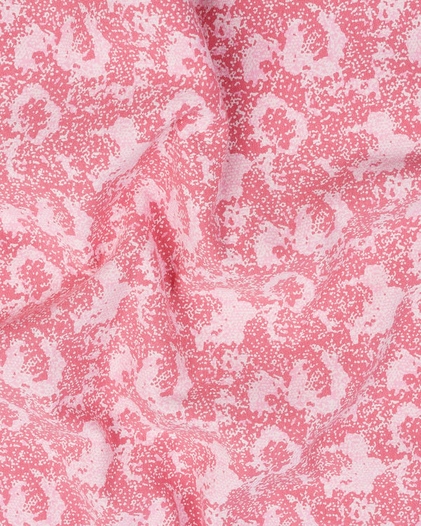 Cherry Pink Splash Printed Premium Cotton Designer T-shirt