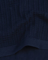 Spectra NavyBlue Knitted Cotton Polo T-Shirt