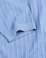 Spectra SkyBlue Knitted Cotton Polo T-Shirt