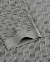 Resco Gray Knitted Cotton Polo T-Shirt