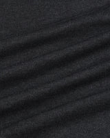 Thunder Charcoal Black Melange Knitted Cotton T-Shirt