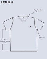 Thunder Gray Melange Knitted Cotton T-Shirt