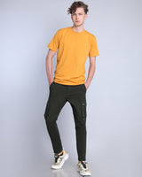 Hunter Green Stretch Cotton Cargo