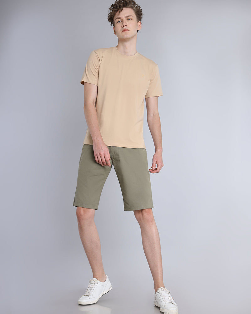 Clay Cream Super Supima Premium Cotton T-Shirt