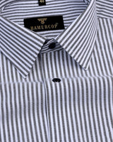 Pacific Black Bengal Stripe Oxford Cotton Shirt