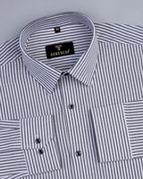 Pacific Black Bengal Stripe Oxford Cotton Shirt