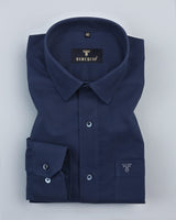 Navyblue Heavy Oxford Solid Cotton Shirt