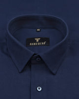 Navyblue Heavy Oxford Solid Cotton Shirt