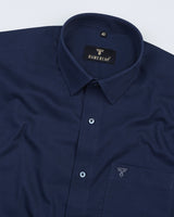 Navyblue Heavy Oxford Solid Cotton Shirt