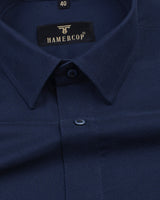 Navyblue Heavy Oxford Solid Cotton Shirt