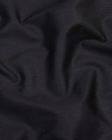 Black Soft Touch Satin Premium Cotton Shirt