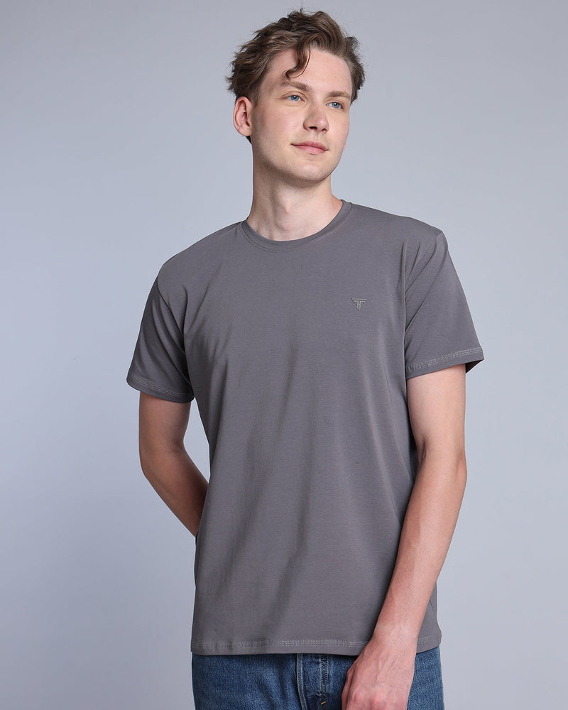 Shadow Gray Super Supima Premium Cotton T-Shirt