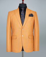 Sandrift Striped Wool Rich Single Breasted Blazer