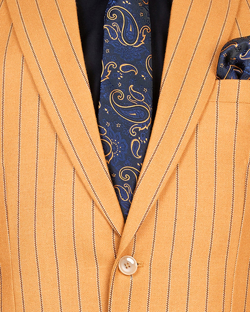 Sandrift Striped Wool Rich Single Breasted Blazer