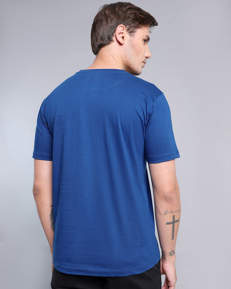 Cerulean Blue Super hamercopglobal – Cotton Soft T-Shirt Premium