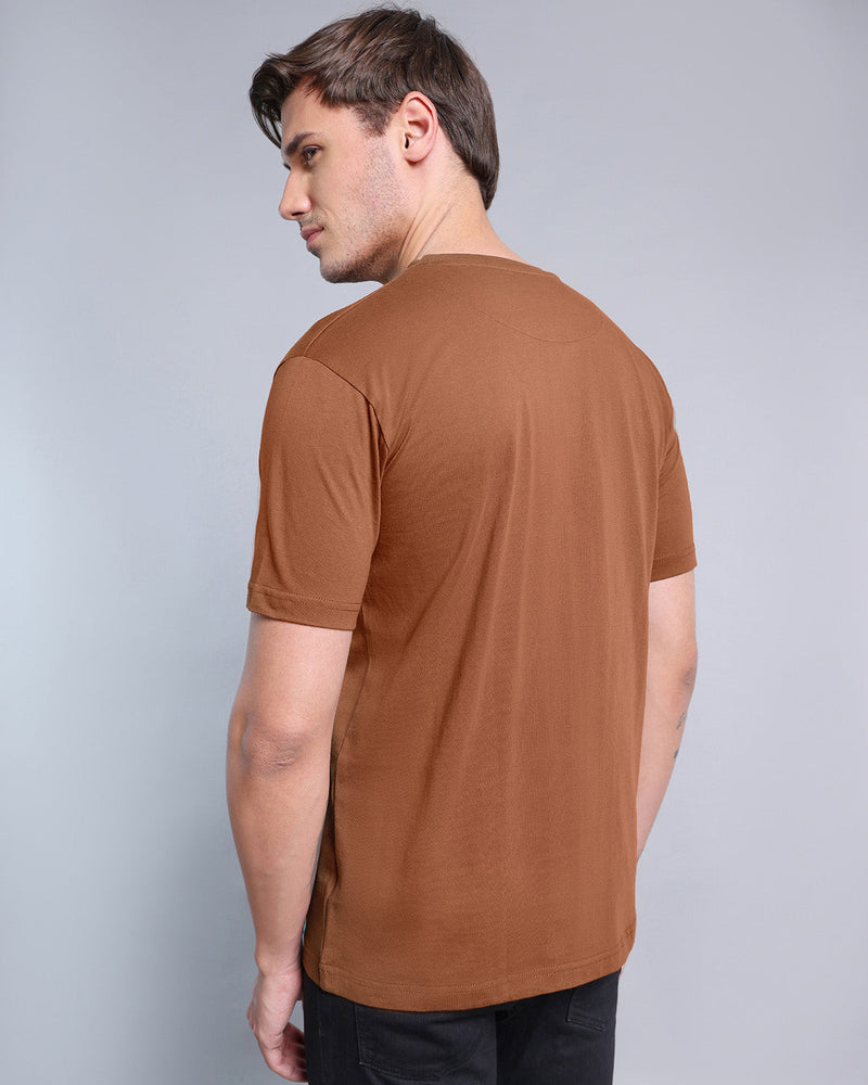 Coffee Brown Super Soft Premium Cotton T-Shirt