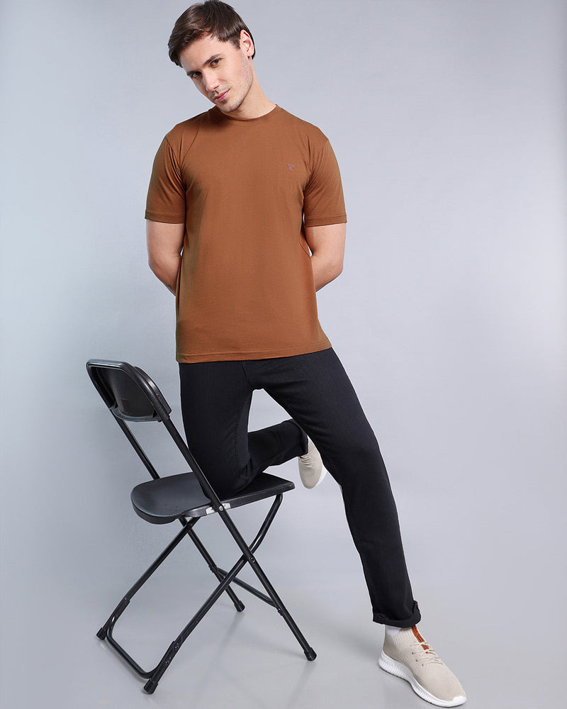 Coffee Brown Super Soft Premium Cotton T-Shirt