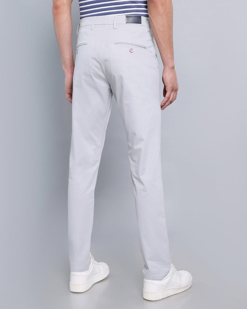 Sandstone Gray Stretch Cotton Chinos