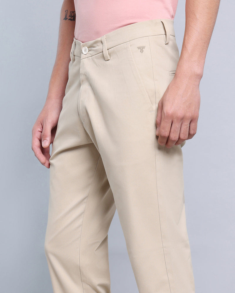 Rigle Khaki Stretch Cotton Chinos