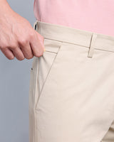 Rigle Khaki Stretch Cotton Chinos