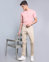 Rigle Khaki Stretch Cotton Chinos